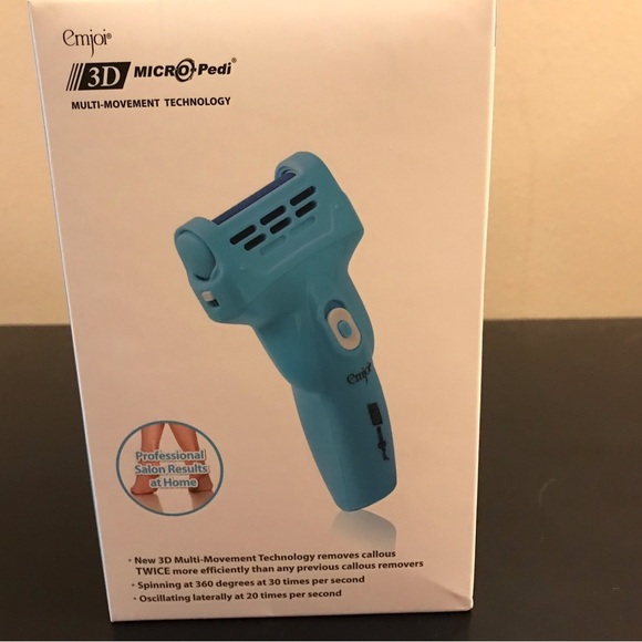 Emjoi 3D Micro-Pedi Foot File in Blue - Picture 1 of 4